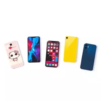 1:12 миниатюрных кукольных домиков, модель мобильного телефона, украшения, аксессуары