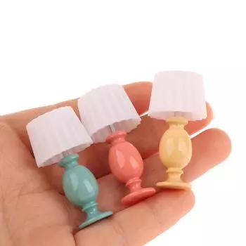 1:12 миниатюрных настольных ламп для кукольного домика, модель для изучения, мебель для кукольного домика, украшение для микросцены, световое украшение, игрушки для ролевых игр