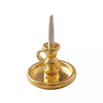 1:12 миниатюрных подсвечников для кукольного домика, подсвечники, домашний декор, игрушка для ролевых игр
