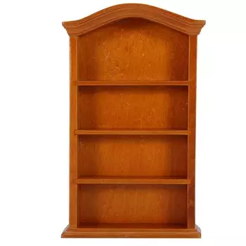 1:12 миниатюрных предметов мебели для кукольного домика из дерева, книжный шкаф, книжная полка, коллекция домашнего декора