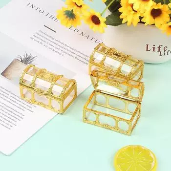 1:12 миниатюрных ящиков для хранения кукольного домика, сундук с сокровищами, имитация мебели, модель