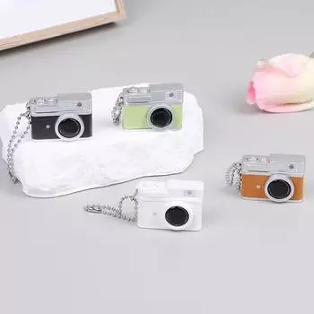 1:12 миниатюрных винтажных кожаных ветровых камер для аксессуаров для украшения кукольного дома коричневый