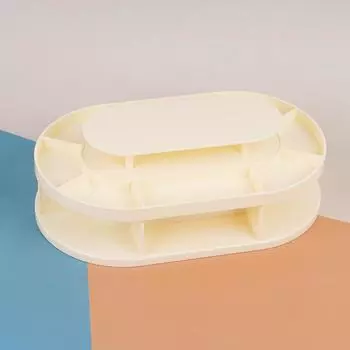 1:12 Миниатюрный кукольный домик, подставка для десертов, подставка для напитков и фруктов, супермаркет, модель, декор, игрушка, кукольный домик, аксессуары бежевый