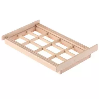 1:12 Миниатюрный кукольный домик с 12-панельным деревянным окном, модель, мебель, аксессуары One Size