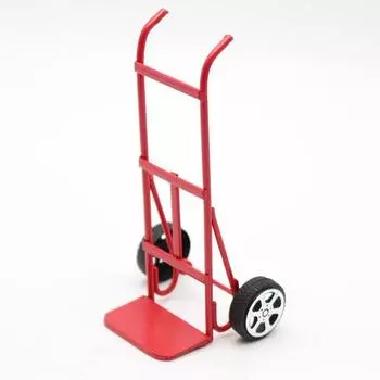 1:12 Миниатюрный милый кукольный домик, миниатюрная металлическая тележка, садовая мебель, аксессуары, игрушки, подарки, украшения, домашний декор синий