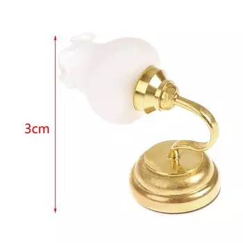 1:12 миниатюрный настенный светильник для кукольного домика, светодиодная лампа, настольная лампа, настенный светильник, кукла, декор, игрушка