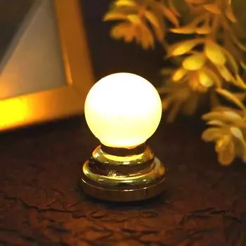 1:12 миниатюрный потолочный светильник для кукольного домика, настенный светильник, светодиодная лампа для комнаты, открытый декор, игрушка