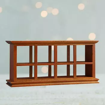 1/12 Миниатюрный шкафчик Искусственная модель Микропейзаж Пекарня Торт коричневый