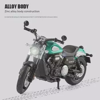1:12 Модель мотоцикла Jinjila 300 Alloy с реалистичным звуком и плавной работой