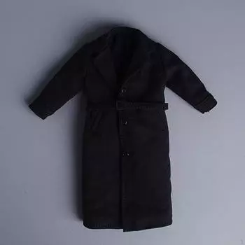 1/12 Мужская фигурка Длинная ветровка Кукла Куртка Модные мягкие наряды Тренч