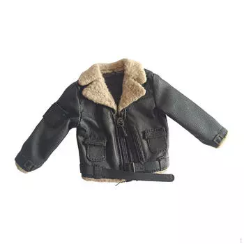 1/12 Мужская фигурка куртка для 6-дюймовых кукол, аксессуары для фигурок чёрный