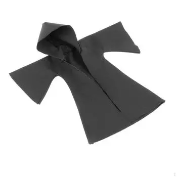 1/12 Мужской плащ с капюшоном, длинный плащ, костюм для косплея, модная стильная одежда для ретро-фигурки, коричневый