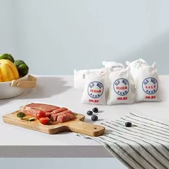 1:12 Отличные имитационные украшения, забавные 6 шт./комплект, легкие самодельные хижины для кукольного домика, сумка для кукольного домика из муки