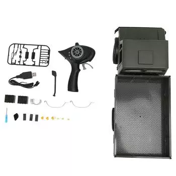 1:12 полномасштабных RC грузовиков 2.4G с дистанционным управлением RC скалолазный автомобиль 4 колеса привод внедорожный RC автомобиль с жёлтый