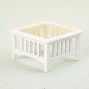 1/12 полый журнальный столик для кукольного домика, аксессуары для украшения кукольного домика для микро-пейзажа гостиной коричневый