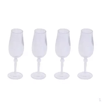 1/12 посуда для кукольного домика, 4 предмета, чашка, бокал, стеклянный сок, кухонные аксессуары для комнаты