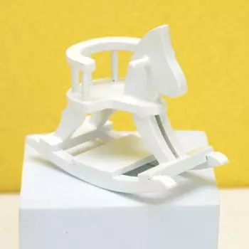 1:12 прочных миниатюрных украшений, компактных маленьких деревянных лошадок, декоративных стульев для кукольного домика, украшений для кукольных домиков, аксессуаров для кукольных домиков