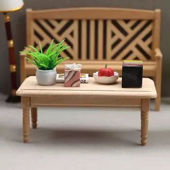 1:12 Ручной работы прочная современная имитация прекрасной садовой мебели в стиле фей, украшение для стола, чай