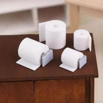 1:12 рулонов для моделирования кукольного домика, модель туалетной бумаги, кукла, мини-держатель для туалетной бумаги, декор, микросцена, строительный реквизит A1