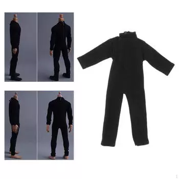 1/12 Scale Action Figure Clothes Doll Costume Accessories Men Jumpsuit for 6 inch Male