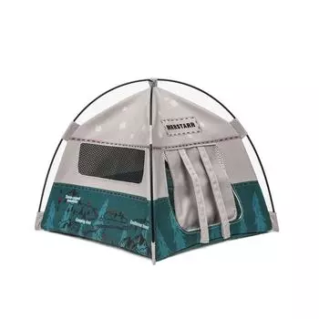 1:12 Scale Camping Tent Model Oxford Cloth Doll Small Tent Simulated Outdoor Tent Photo Props as picture