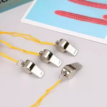 1/12 шт. металлический свисток для рефери, спортивные свистки из нержавеющей стали, тренировочные инструменты 1pcs