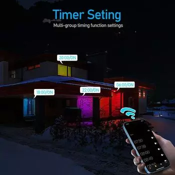 1-12 шт. светодиодная лампа RGB с регулируемой яркостью, прожектор, совместимый с Bluetooth, 10 Вт, интеллектуальные панели для декора гостиной дома