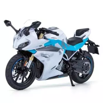 1/12 Spring Breeze 250SR имитация сплава литой мотоцикл модель амортизаторы звук и свет коллекционная игрушка для детей подарки синий