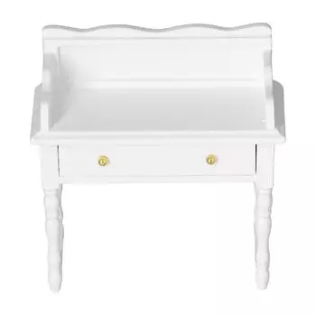 1:12 Стол для кукольного домика Яркий деревянный миниатюрный стол для кукольного домика Мебель Украшение Белый