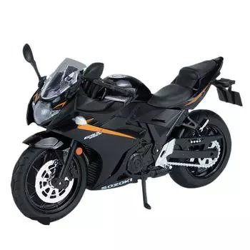 1/12 Suzuki GSX-250R игрушечный мотоцикл миниатюрная модель 1:12 внедорожных гоночных мотоциклов со звуком и светом, литая коллекция, подарок мальчику белый