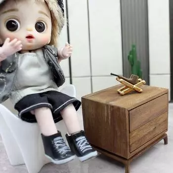 1:12 труб для моделирования кукольного домика с подставкой, модель кукольного домика, миниатюрная ручная труба, игрушка для декора микросцены, кукольная игрушка для наряда