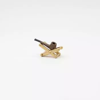 1:12 труб для моделирования кукольного домика с подставкой, модель кукольного домика, миниатюрная ручная труба, игрушка для декора микросцены, кукольная игрушка для наряда