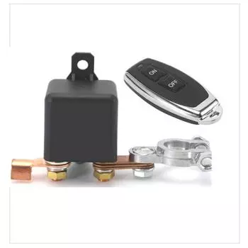 1 12 В Универсальный интегрированный беспроводной изолятор с дистанционным управлением для автомобильного аккумулятора