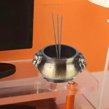 1/12 весы, кукольный домик, плита, мини-котел, горшок, реалистичная фигурка кукольного домика для Хэллоуина, сувениры, сказочные сады