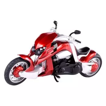 1/12 Yamaha Tyrannosaurus Rex V-REX Racing Motorcycle Simulation Alloy Motorcycle Model Sound and Light Collection Kids Toys Gift чёрный