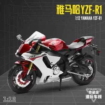 1-12 YZF-R1 легкосплавный автомобиль мотоцикл локомотив передний рулевой задний амортизатор чёрный