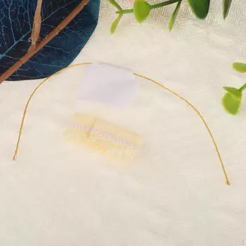 1/12 Женская кукольная одежда Фигурка Майка Короткая юбка, одежда ручной работы Миниатюра для White and Yellow