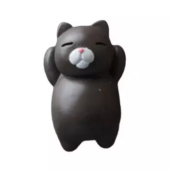 1/13 шт. Магнит на холодильник в виде лежащего толстого кота, Сделай сам, для дома, офиса, кухни, шкафчика, холодильника, из смолы, мультяшный котенок, магнитное украшение, орнамент A