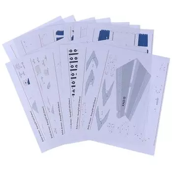 1:144 Boeing 747 Самолет Гражданская авиация Авиалайнер DIY 3D Бумажная модель карты Набор 49*45CM