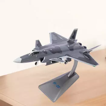 1/144 Масштаб Истребитель Модель Самолета Имитация с Демонстрационной Подставкой Из Металла