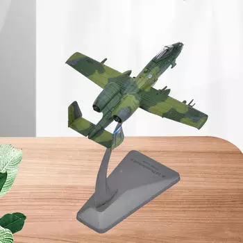 1:144 масштабная модель штурмовика литая сувенирная модель самолета из сплава для шкафа