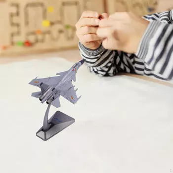 1:144 Модель истребителя Металлический самолет Настольный декор с базой Реалистичный сплав самолета