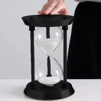 1-15 минут скандинавские черные металлические песочные часы хронометрист классический декор для гостиной орнамент ретро песочные часы подарки 1min