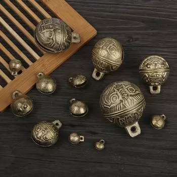 1-15 шт. латунный материал китайский колокольчик удачи подвеска для браслета ножной браслет изготовление кулона для домашнего животного 25x29mm 1pc