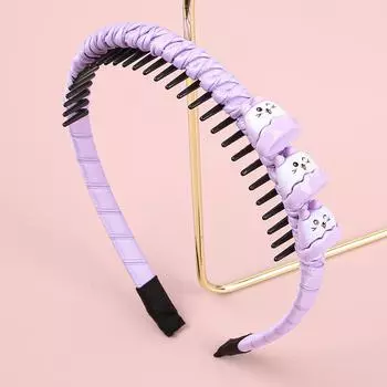 1/15 шт. Модные повязки на голову для девочек, обруч с зубцами, обруч для волос, повязка для волос с кроликом и сердечком для женщин, нескользящие аксессуары для волос