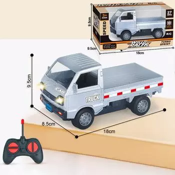 1:16 Rc Car Simulation Drift Climbing Truck Led Light Haul Cargo Remote Control Electric Toys For Children