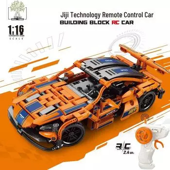 1:16 Remote Control Building Block Racing Car Model for Kids