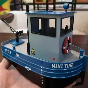 1:18 180 мм Q5 Mini Tugboat Rescue Simulation Remote Control ABS RC Model DIY Kit diy kit