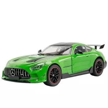 1/18 Benzs-GT GTR литая модель гоночного автомобиля из металла игрушечные спортивные автомобили модели имитация звука и света детские подарки