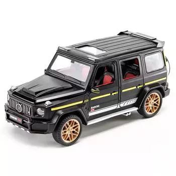 1/18 Brabus G700 имитационная модель автомобиля из сплава, имитация автомобиля, внедорожные модели, игрушки, детские подарки, 7 открытых дверей, украшение